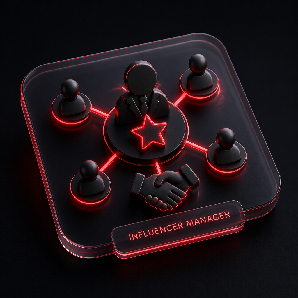 Influencer Manager 3D icon
