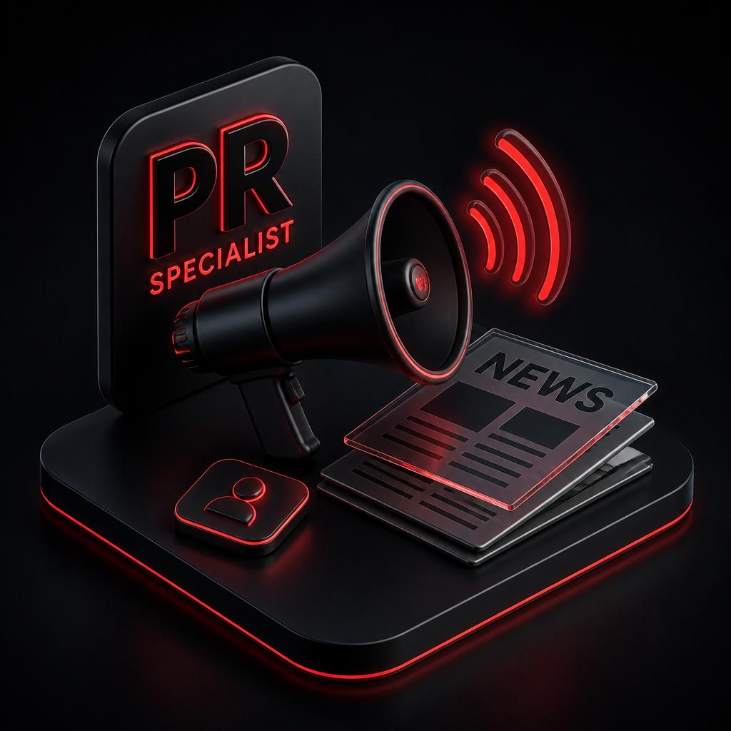 PR Specialist 3D icon