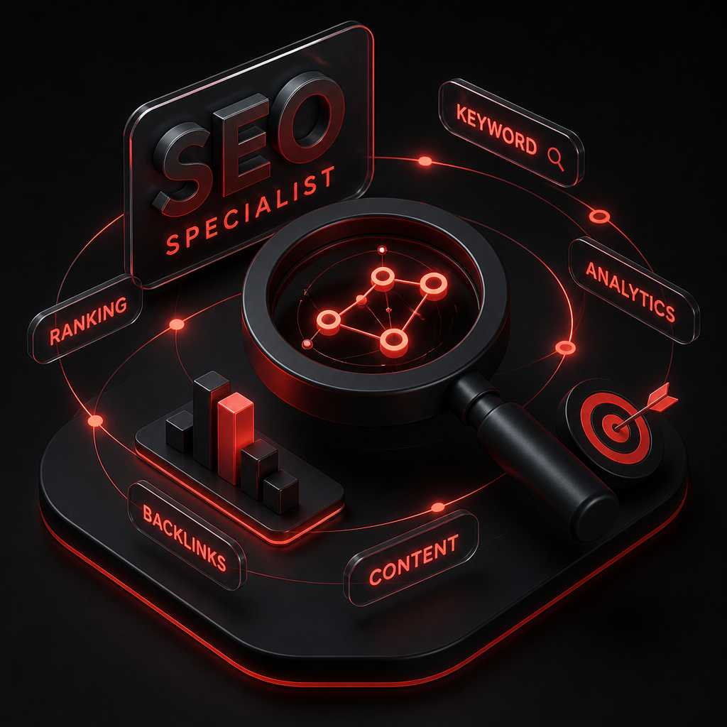 SEO Specialist 3D icon